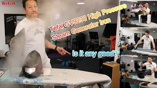 Tefal GV9230 High Pressure, Steam Generator Iron review by Benson Chik