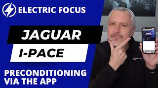 How to precondition the Jaguar I-PACE cabin & battery via the app