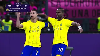 Al Nassr - Inter Miami (2-1) (Ronaldo & Messi) - PES 2021