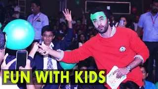 Full Video: Ranbir Kapoor's Fun Time With School Kids During Jagga Jasoos Promotions