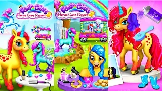 Pony Girls Horse Care Resort 2 - Bath Spa, Dress Up and Hair Salon - Games for Girls