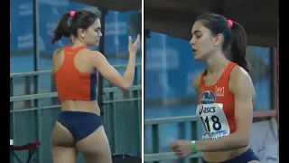 Beautiful Women Triple Jump  Athletics Championships