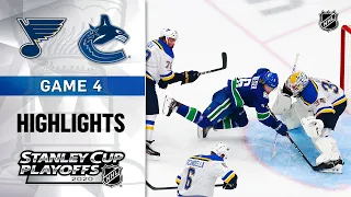 NHL Highlights | First Round, Gm4: Blues @ Canucks - Aug. 17, 2020