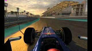 Hotlap of Abu Dhabi. F1 2010. Commentary by Martin Brundle.