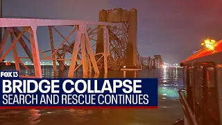Francis Scott Key Bridge Collapse: Maryland Governor Wes Moore gives update from Baltimore