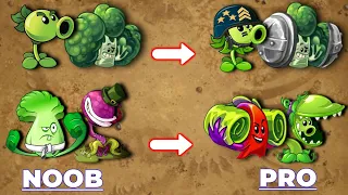 PvZ2 - All Plants Evolution NOOB - PRO - PvZ 2 Gameplay!