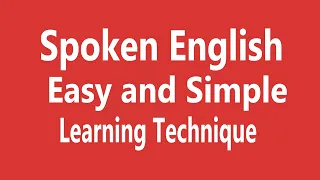How to Speak in English with Yourself Smartly? Simple and Easy English Learning Technique.