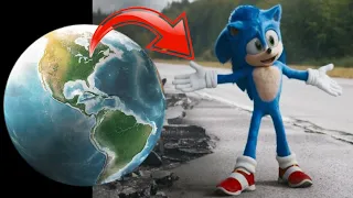 Sonic the hedgehog on Google Earth and Google Maps 🌎