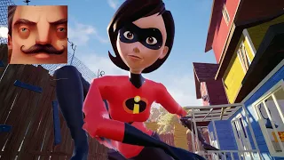 Hello Neighbor - My New Neighbor Big Mrs. Incredible Act 2 Gameplay Walkthrough