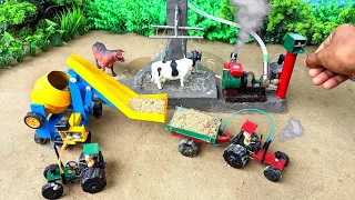diy tractor making mini shower of animals | diy tractor | water pump @KeepVilla
