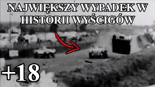 NAJWIĘKSZY WYPADEK W HISTORII WYŚCIGÓW - LE MANS 1955