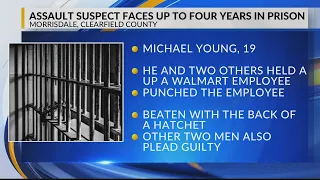 One sentenced in robbery, assault of Walmart employee