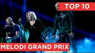 TOP 10 | Melodi Grand Prix (Norway 2019)