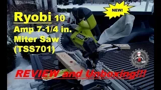 Ryobi 10 Amp 7-1/4 in. Miter Saw Review (TSS701)