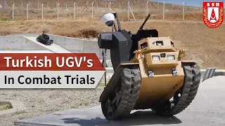 Turkish Unmanned Ground Vehicle (UGV)'s in Action, Live Firing Trials