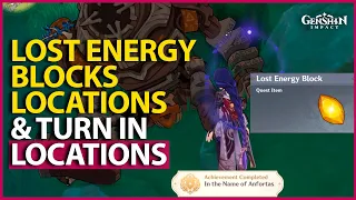 All Lost Energy Block for the Hidden Achievement In The Name of Anfortas  Genshin Impact Sumeru
