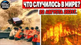 Катаклизмы за день 22 АВГУСТА 2021! Пульс Земли! в мире событие дня #flooding​ #ураган ​#потоп​#град