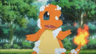 Pokemon Origins - Charmander's Scream JPN and ENG Comparison