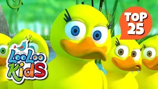 Five Little Ducks - TOP Most Fun Songs for Children on YouTube