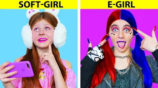 E-Girl vs Soft-Girl / Секреты Школьной Популярности c Одноклассники Forever