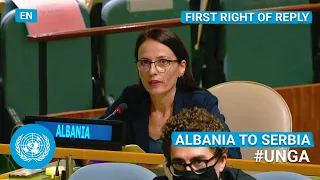 🇦🇱 Albania - First Right of Reply, United Nations General Debate, 76th Session | #UNGA