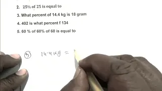 Percentage math problem// for Jawahar navodaya vidyalaya/ RRB// SSC exam