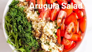 10 Minute Arugula Salad