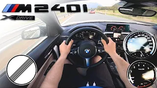 BMW F23 M240i 340HP AUTOBAHN POV TEST DRIVE ACCELERATION & TOP SPEED 100-200 km/h