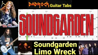 Limo Wreck - Soundgarden - Guitar + Bass TABS Lesson