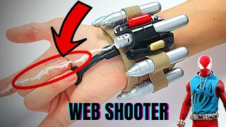 SCARLET SPIDER-MAN PS4 Web Shooter That Shoots! (How To Make)