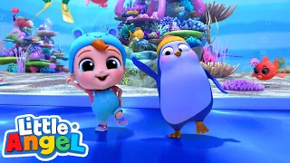 Sea Animal Day At The Aquarium | Little Angels Kids Cartoons/Songs & Nursery Rhymes