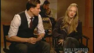 Channing Tatum and Amanda Seyfried interview for 'DEAR JOHN' w Phillip Siddiq.mpg
