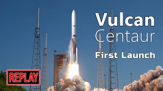 REPLAY: Vulcan Centaur historic 1st launch + Peregrine lunar lander! (8 Jan 2024)