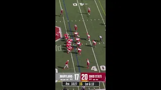 Kyle McCord to Cade Stover for the 44yd TD vs. Maryland | Ohio State Football