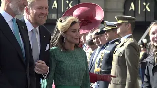 WA & Máxima ontvangen Felipe en Letizia van Spanje