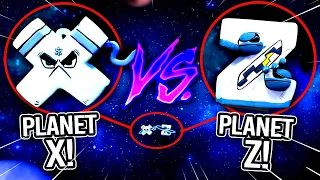 DRONE CATCHES PLANET Z VS PLANET X IN SPACE!! *ALPHABET LORE PLANETS*