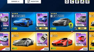 Asphalt 9 - My Garage