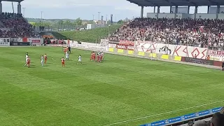 FSV zwickau vs Jena 1:2 Fangesänge, Spielszenen, Tore(mit Ansage😉) Pyro, rote Karte ⚽️🔥