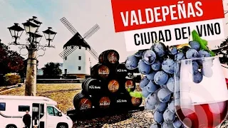 154. 🛑 Qué ver en VALDEPEÑAS 🍷 Ciudad Real en 4K. 👉 Área de AUTOCARAVANAS. Guía y TURISMO. 💃🕺💃🕺