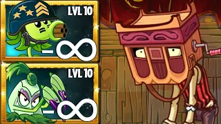 Every Plants POWER UP Infinite ! Vs 50 Grinderhead Zombies - Who will win - PvZ 2