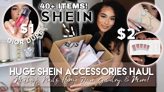 HUGE SHEIN ACCESSORIES HAUL 2023 | 40+ ITEMS | Beauty, Nails, Home Decor, Phone Accessories + MORE!