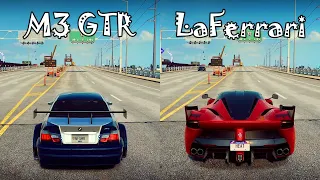 NFS Heat: BMW M3 GTR vs Ferrari LaFerrari - Drag Race