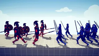 SPARTANS DEFEND NARROW BRIDGE vs EVERY UNIT - Totally Accurate Battle Simulator TABS