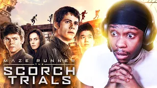 FIRST TIME WATCHING *THE MAZE RUNNER SORCH TRIALS*