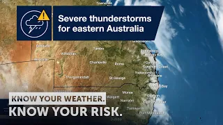 Severe Weather Update: Severe thunderstorms continue to impact eastern Australia 21 Oct 2021