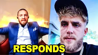 Conor McGregor RESPONDS To Jake Paul Fight!!! **new footage**