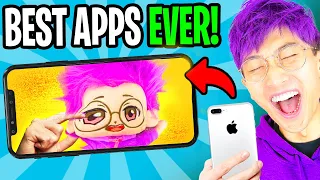 WE PLAYED THE 100 MOST POPULAR APP GAMES! (GOOD OR EVIL, JUST DRAW, PRANK MASTER & MORE!)