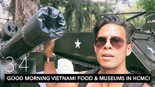 GOOD MORNING VIETNAM! FOOD & MUSEUMS IN HO CHI MINH CITY! // HCMC DAY 1 | VLOG 34