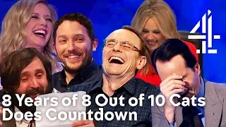ALL TIME FUNNIEST MOMENTS from 8 YEARS of 8 Out of 10 Cats Does Countdown!!