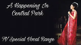 'A Happening In Central Park' TV Special Vocal Range E3-Eb5 | Barbra Streisand #barbrastreisand